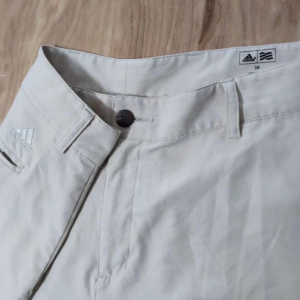 Adidas Golf Shorts Mens Size 36x11
